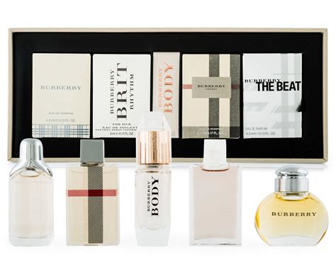 burberry miniature perfume set